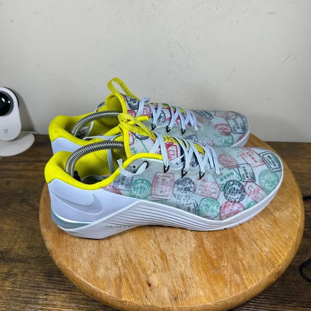 Nike Metcon 5 AMP Passport Hydrogen Blue Women's Size 13 White Shoe CJ0819-407
